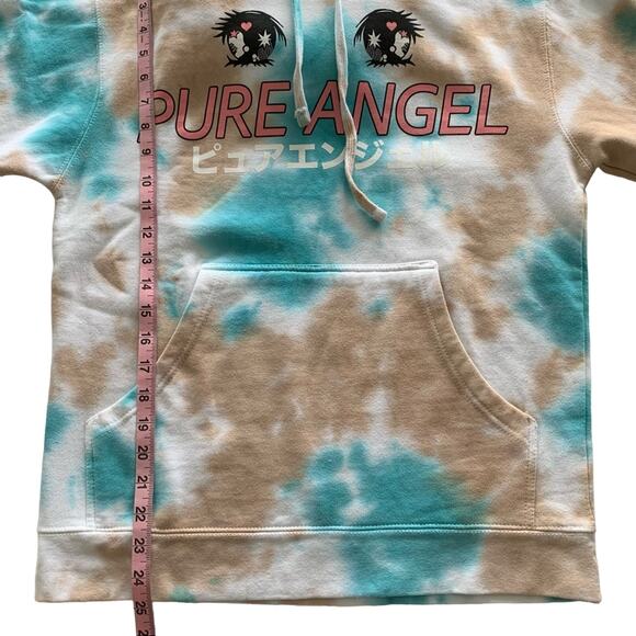 By Samii Ryan | Pure Angel Multicolor Tie Dye Hoodie Sweatshirt Small - Picture 4 of 9